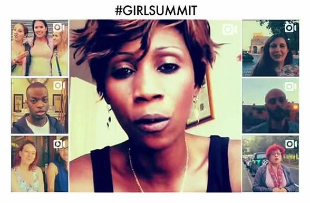 Instagram photos under the #GIRLSUMMIT hashtag.